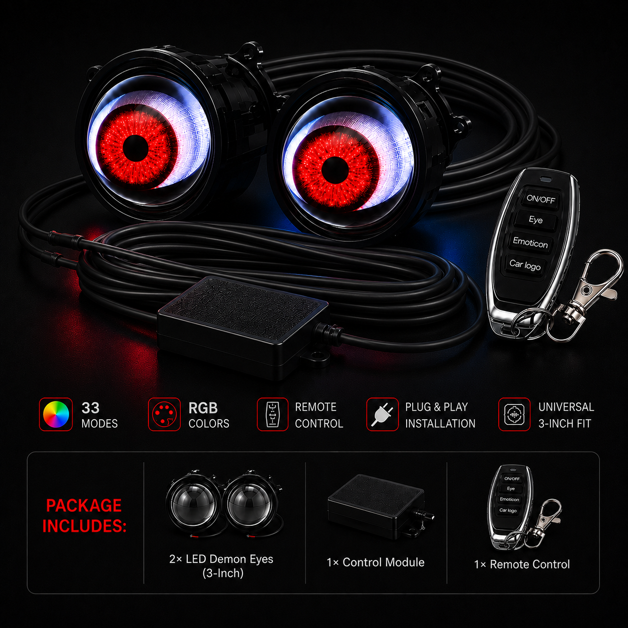 Neon Işık™ – RGB Akıllı Far Gözleri