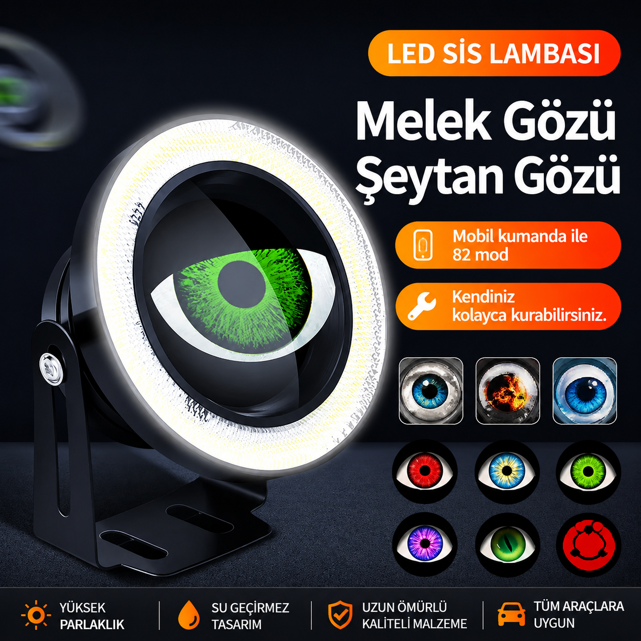 Neon Işık™ – RGB Akıllı Far Gözleri